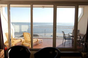 Ferienwohnung für 3 Personen, mit Balkon und Ausblick in Wilhelmshaven