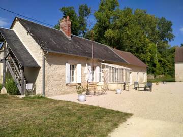 Gîte pour 6 personnes, avec terrasse et jardin, animaux acceptés dans le Cher