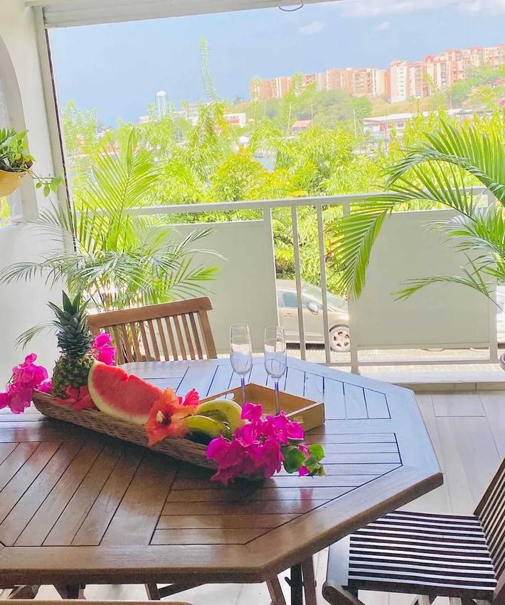 Apartamento entero, Acogedor apartamento en Fort-de-France, 45 m² con terraza in Martinica