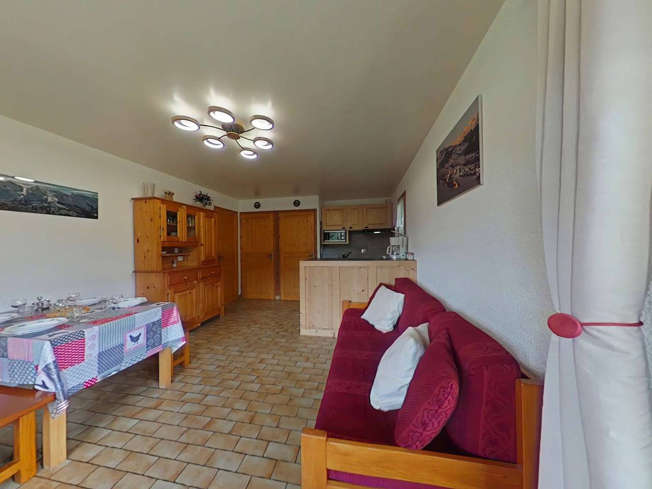Apartamento entero, Apartamento de 3 habitaciones con garaje, 6 plazas en Grand-Bornand in Saint-Jean-de-Sixt, Región de Annecy