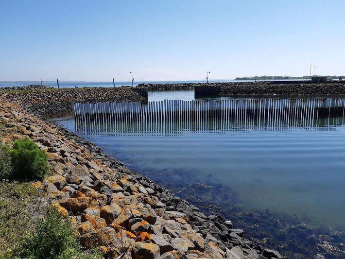 Malersiches Poolhaus in Thyholm, Limfjord in Westjütland