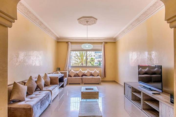 Apartament wakacyjny dla 6 osób, z balkon i widok, Dla rodziny w Agadir
