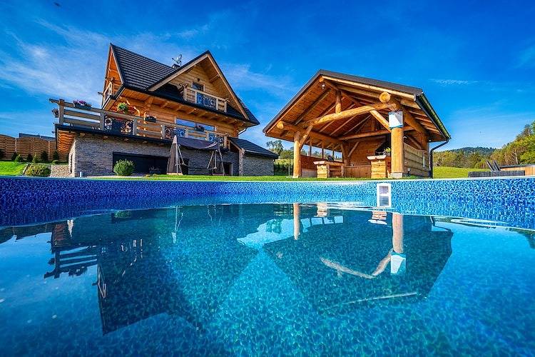 Luksusowa willa wakacujna, basen, sauna, jacuzzi in Nowy Targ, Karpaty (Polska)