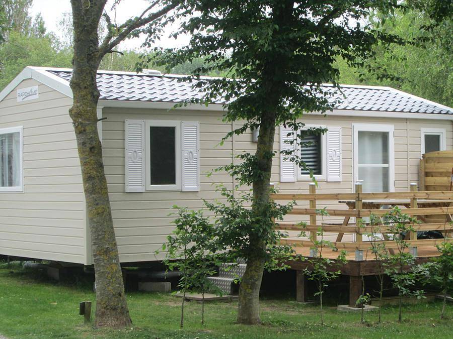 Camping Les Cytises - Mobilheim 4 personen - Komfort-Mobilheim – 2 Schlafzimmer, Rapidhome in Isques, Boulogne-sur-Mer und Umgebung