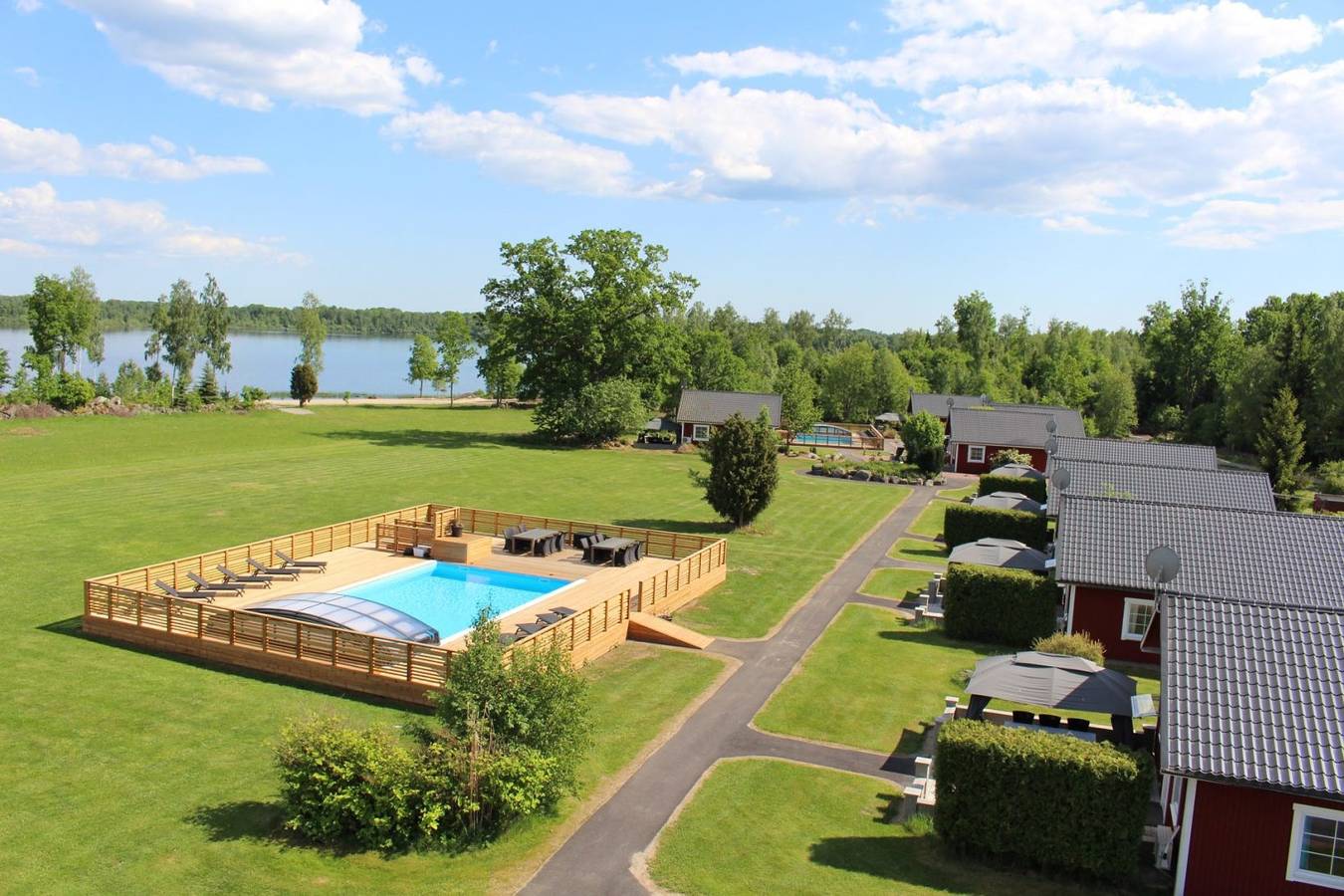 Ferienhaus für 6 Personen mit Terrasse in Kronoberg