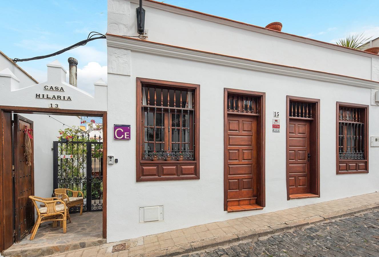 Ganze Wohnung, Ferienwohnung 'Casa Hilaria' mit Gemeinschaftsterrasse und Wlan in Villa y Puerto de Garachico, Garachico