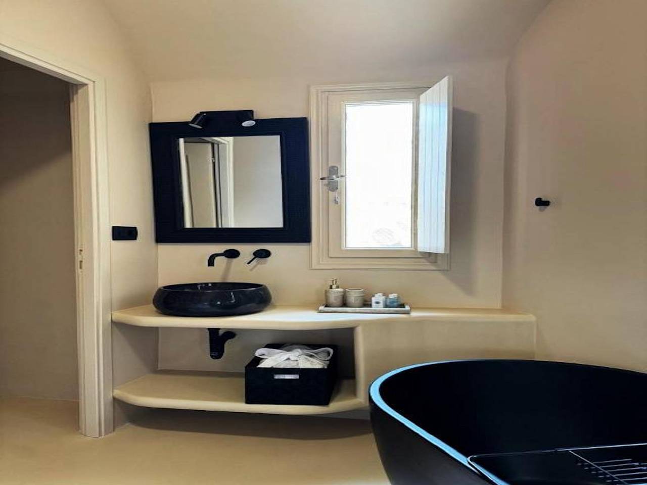 Villa für 2 Personen mit Balkon in Ormos Ammoudiou, Oia