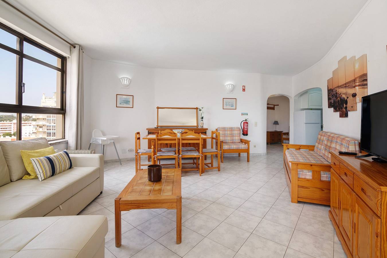 Ganze Wohnung, Apartment 'Galé 13 D – Meerblick' mit Meerblick, Gemeinschaftspool und Wlan in Armação de Pêra (costa), Armação de Pera