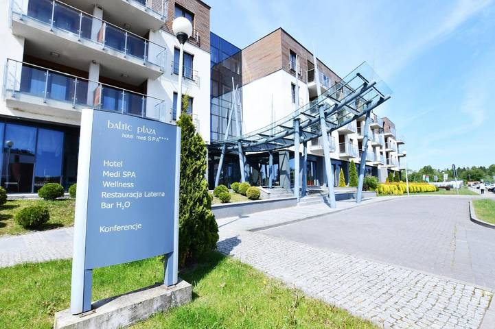 Ośrodek wypoczynkowy dla 5 osób, z Balkon i Taras oraz Basen i Widok w Kołobrzeg