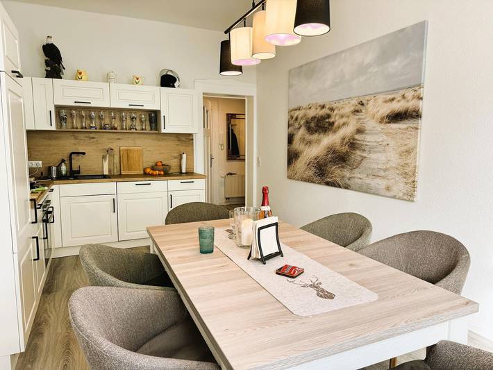 Ferienwohnung für 4 Personen, mit Garten und Ausblick