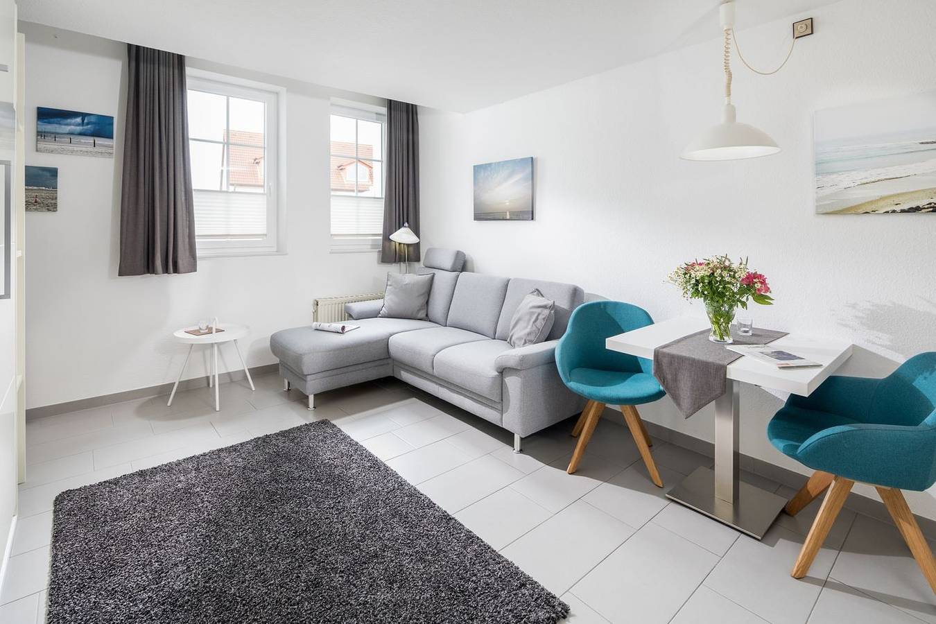 Ganze Wohnung, Helles und modern eingerichtetes 1-Raum-Appartement in Norderney