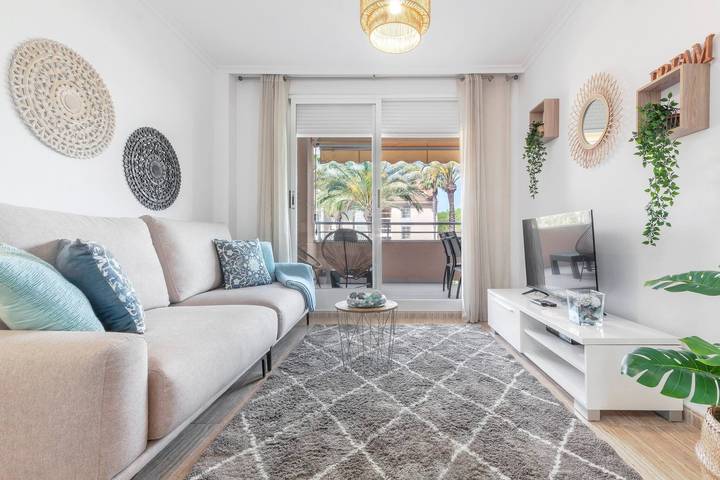 Location de vacances pour 4 personnes, avec terrasse à Playa del Arenal