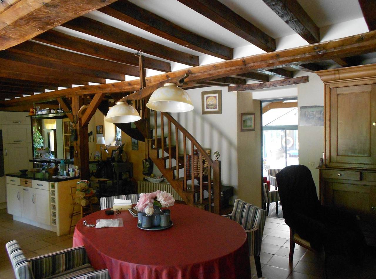Maison campagne, piscine intérieure, spa, sauna, petit paradis in Brectouville, Torigny-les-Villes