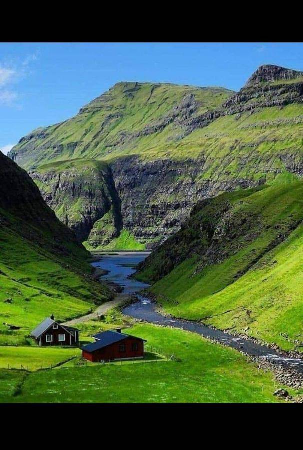 Ferienhaus für 4 Personen, mit Seeblick und Ausblick in Färöer