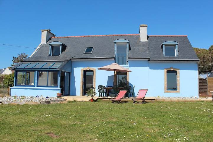 Maison de vacances pour 10 personnes, avec jardin dans Port de Pors Poulhan