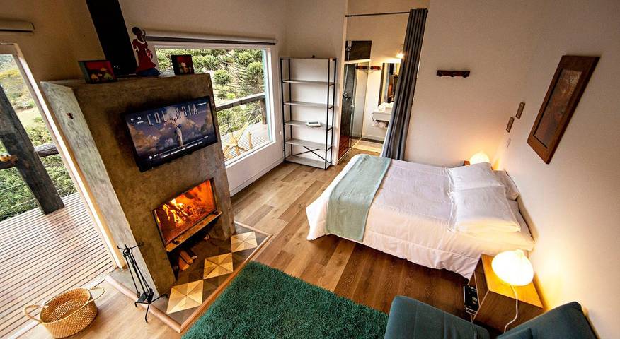 Casas e apartamentos de temporada para 3 pessoas, com balcão em Minas Gerais