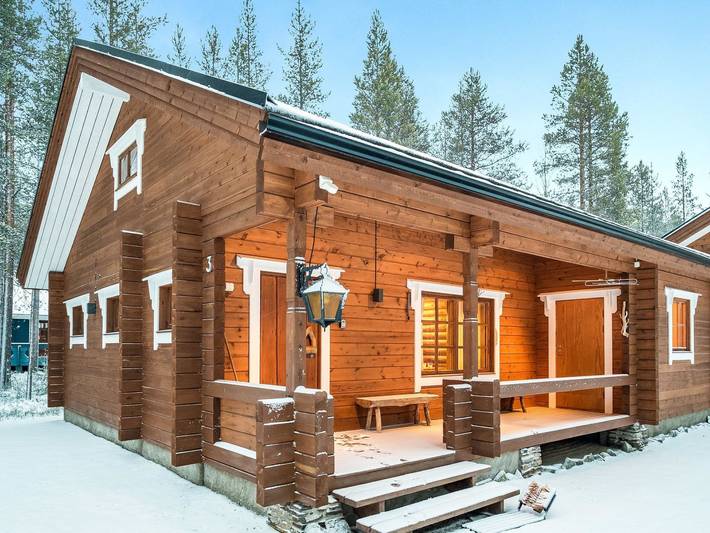 Log cabin for 8 people in Levi