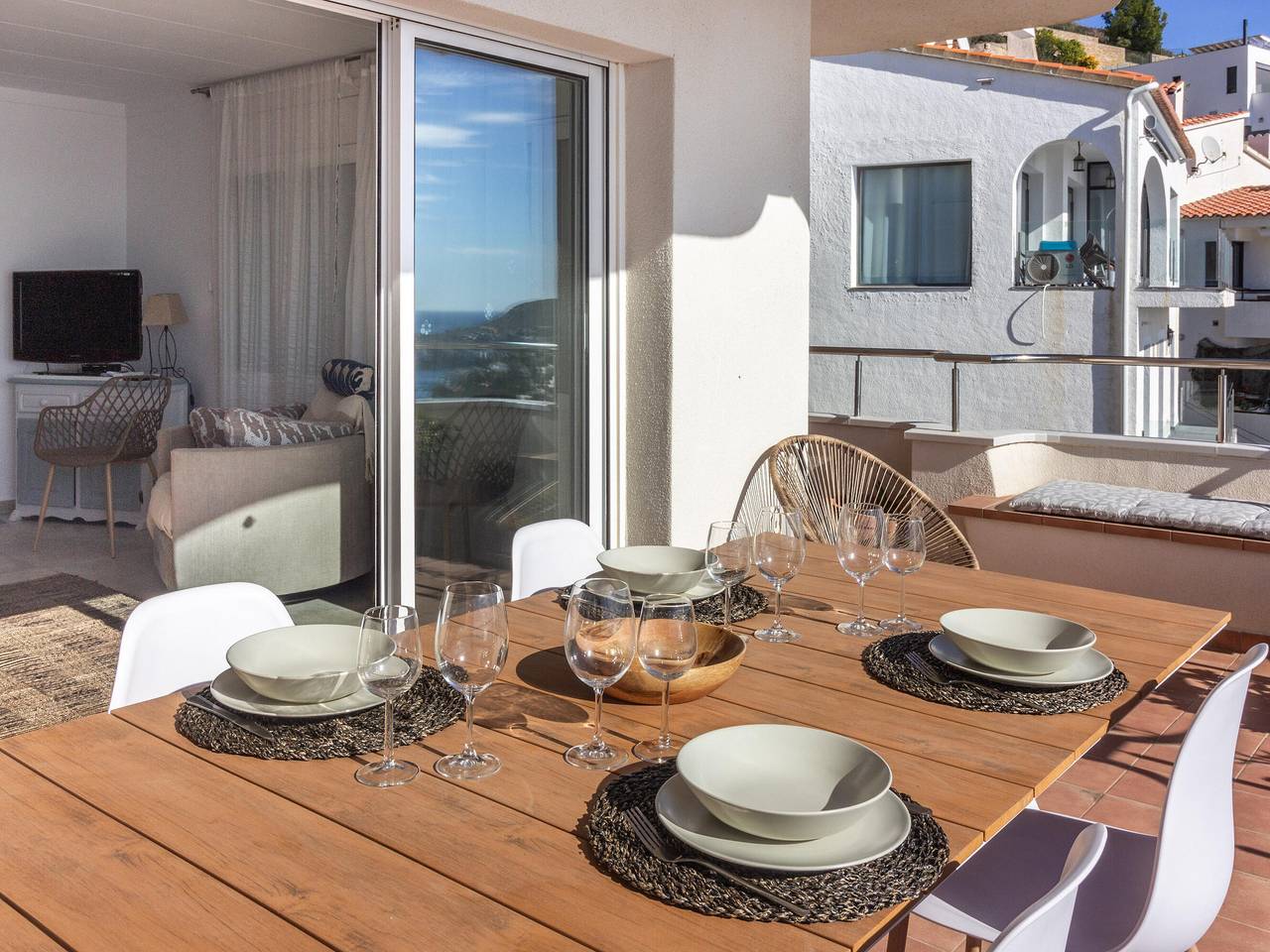 Appartamento intero, Appartamento vacanze per 4 persone con terrazza in Roses, Upper Empordà