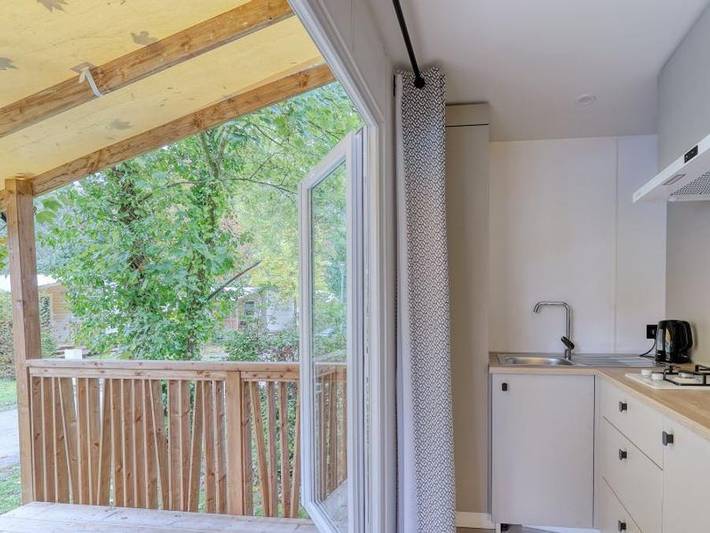 Camping Nantes Camping  - Mobilhome 2 personas - Cottage Berlingot 1 habitación 22 m² (22 m²) in Nantes, Nantes region