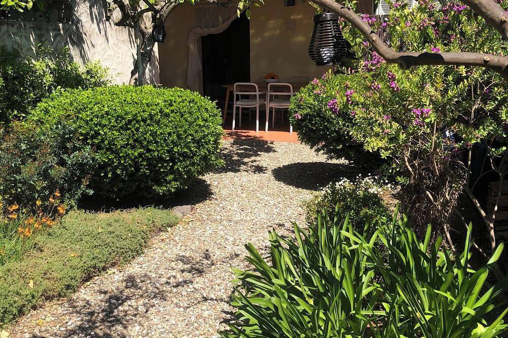 Charming house with beautiful garden, close to the beach. Free Wifi! in Riola Sardo, Stagno di Càbras