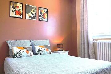 Gîte pour 8 personnes, avec jardin dans Plage de Port Giraud