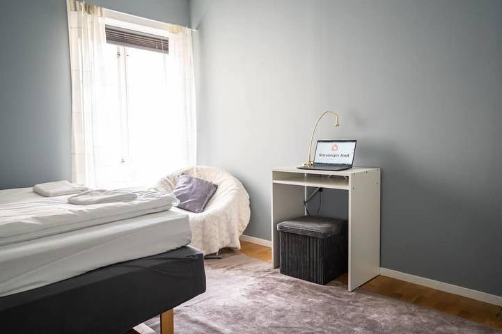 Ganze Wohnung, Brandneues 2-Zimmer-Appartement im Herzen von Stavanger, 0 Min. in die Innenstadt in Storhaug, Stavanger