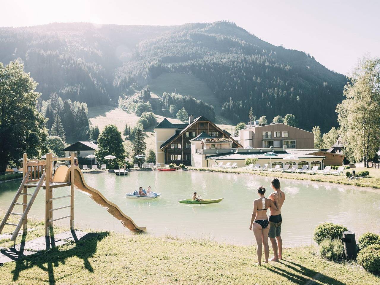 Kinderhotel Stegerhof - Familienappartement Oim Haus, 57 m² in Rottenmanner und Wölzer Tauern, Irdning-Donnersbachtal