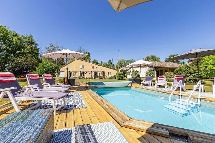 Maison de vacances pour 10 personnes, avec jardin