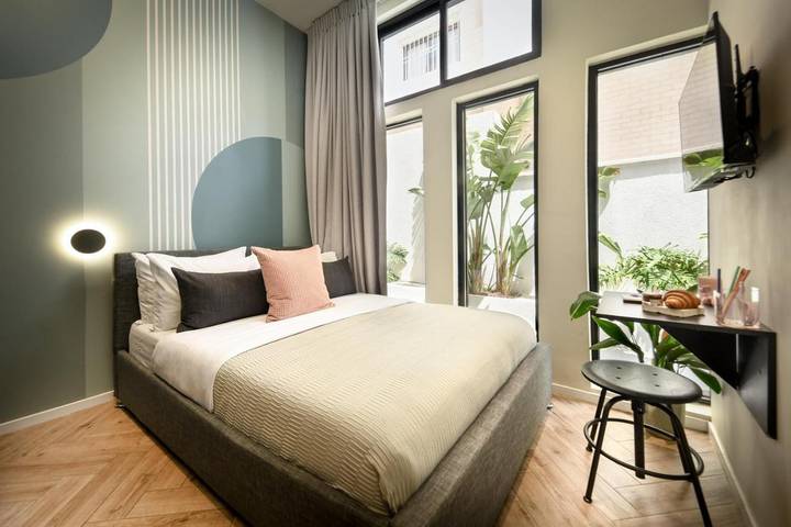 Apartamento para 2 personas, con terraza, Se admiten mascotas en Tel Aviv