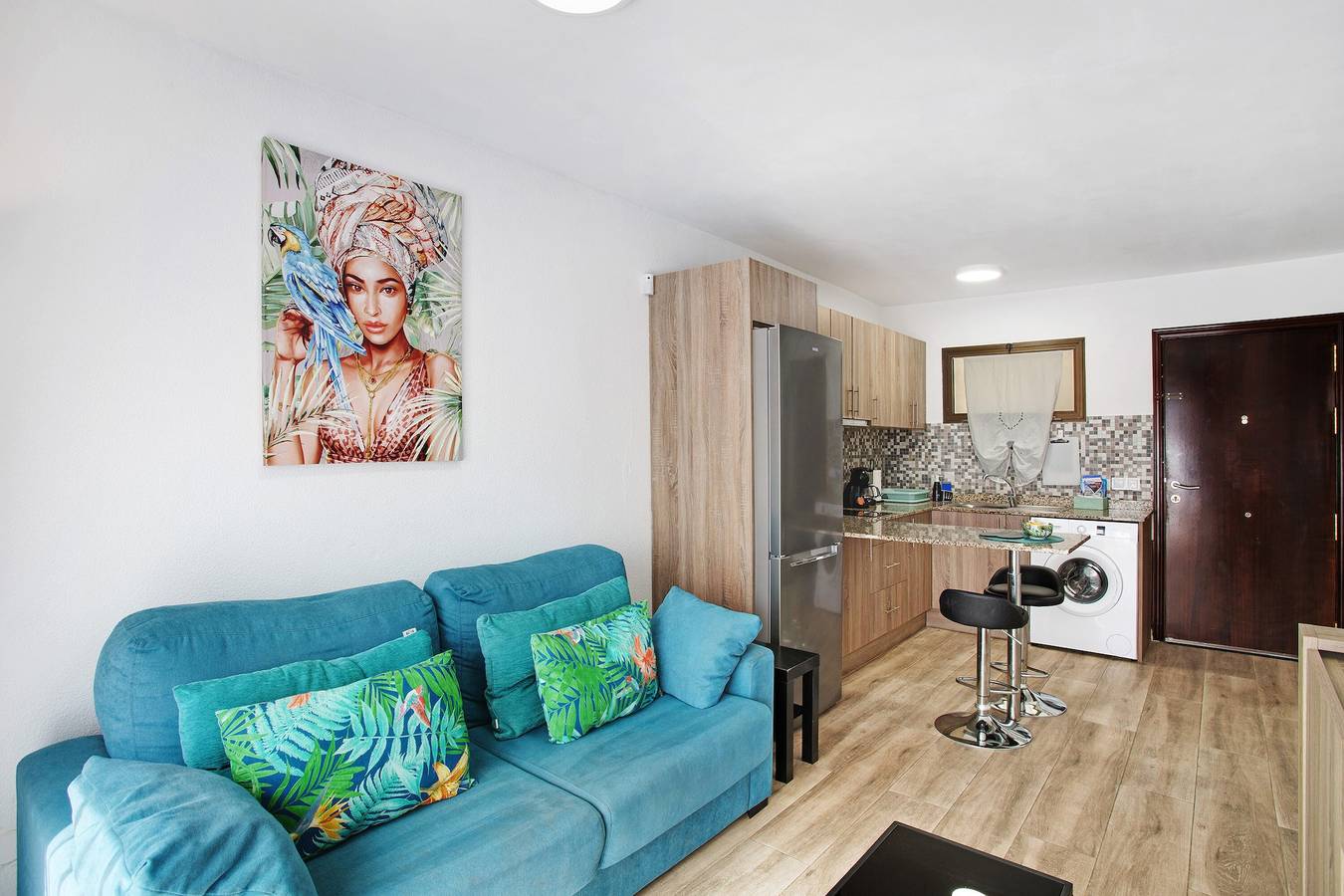 Entire apartment, Vacation Apartment 'Lovely Home Paola' with Sea View, Wi-Fi and Air Conditioning in Puerto Rico (Gran Canaria), South Gran Canaria