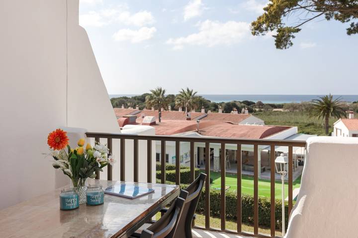 Apartment for 4 people, with Balcony and Garden as well as Children pool
