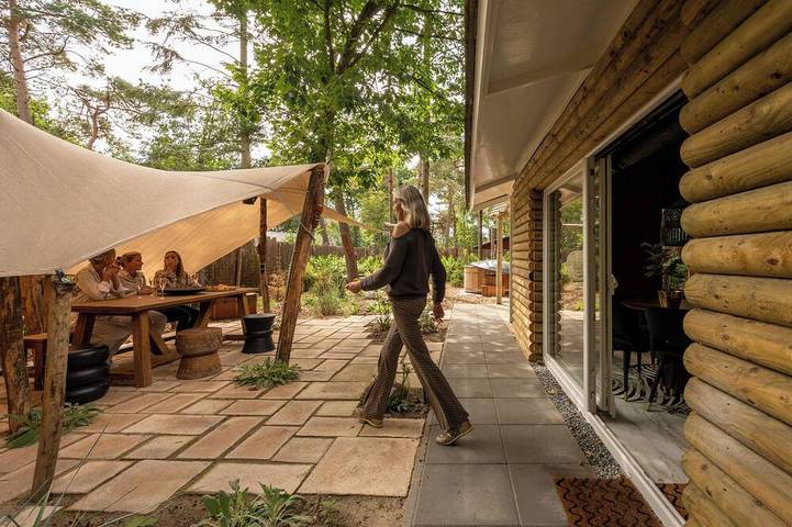 Ferienhaus für 6 Personen, mit Garten und Balkon sowie Sauna und Whirlpool, mit Haustier