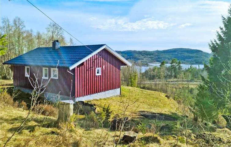 Chalet für 6 Personen, mit Garten und Ausblick sowie Terrasse in Süd-Norwegen