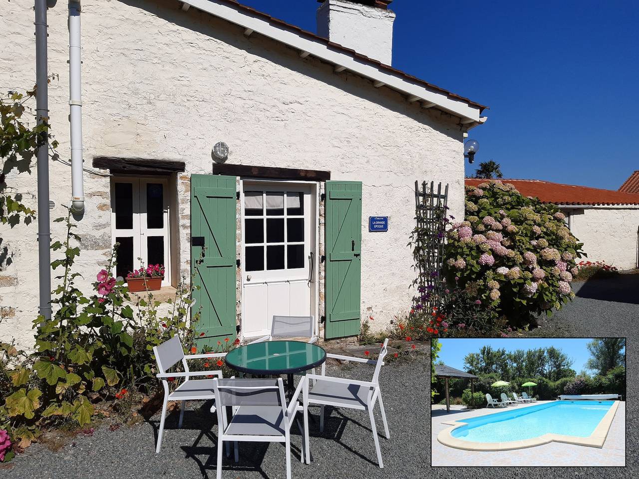Casa vacacional 'La Grande Epoque' con piscina compartida, jardín y Wi-Fi in Puyravault (Vendée), Fontenay-le-Comte
