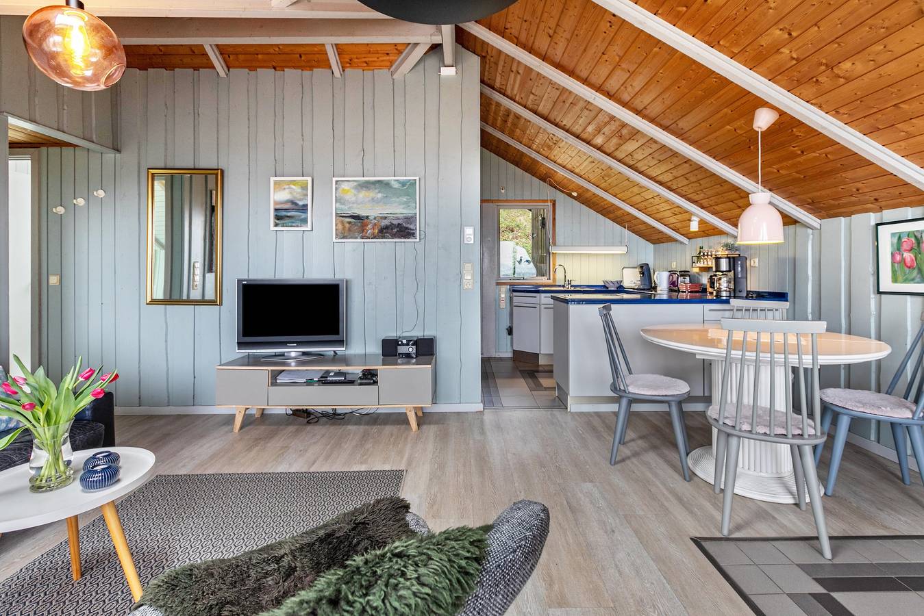 Ferienhaus 'Ferienhaus Bellevue' - Spektakulärer Meerblick über die Förde bis Dänemark in Glücksburg, Flensburger Förde