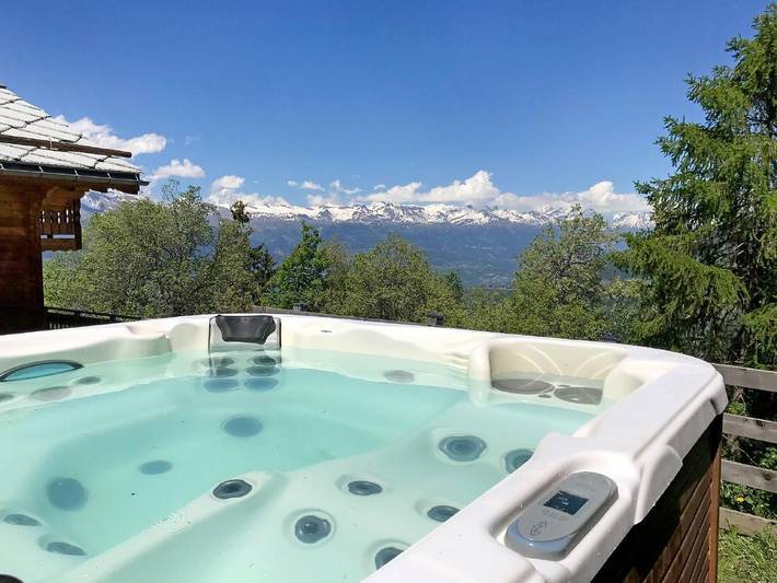 Maison de vacances pour 10 personnes, avec jardin et balcon en Suisse