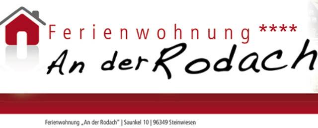 Ferienhaus 1 An der Rodach - Ferienwohnung 2 An der Rodach - Große Ferienwohnung 2 Og mit Garten in Steinwiesen, Frankenwald