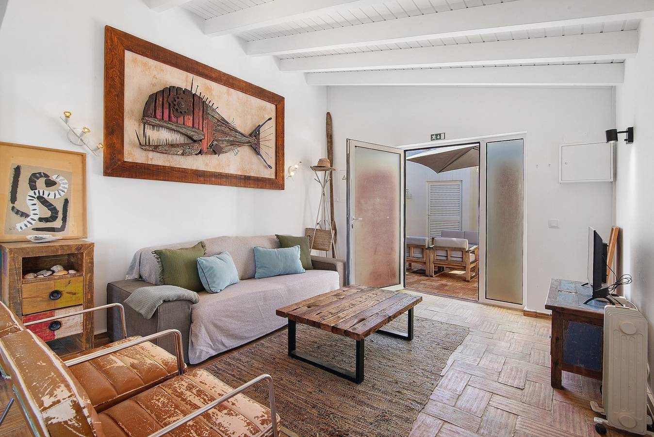 Casa Papaya: Casa de campo con vistas al mar, Wi-Fi y aire acondicionado in Vila Nova de Cacela, Ria Formosa