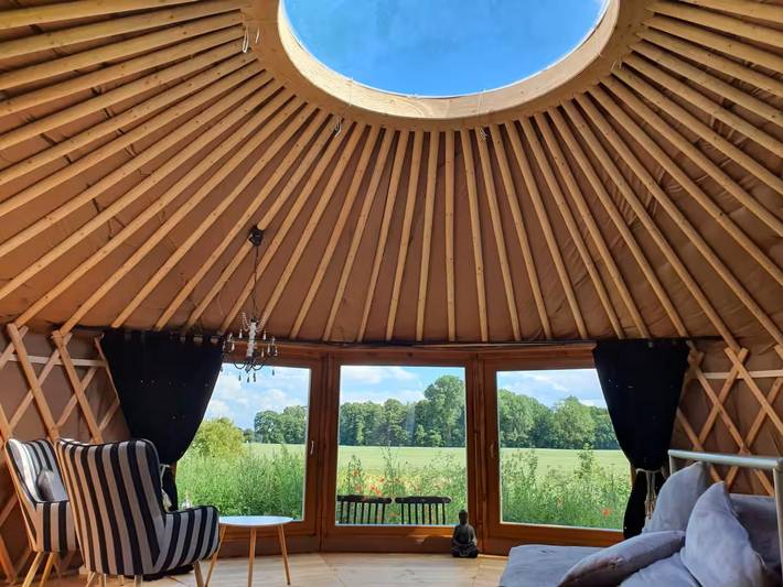 Luxus-Zelt für 3 Personen, mit Garten und Terrasse - 1