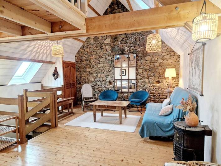 Location de vacances pour 6 personnes, avec jardin et vue dans Phare de la Hague