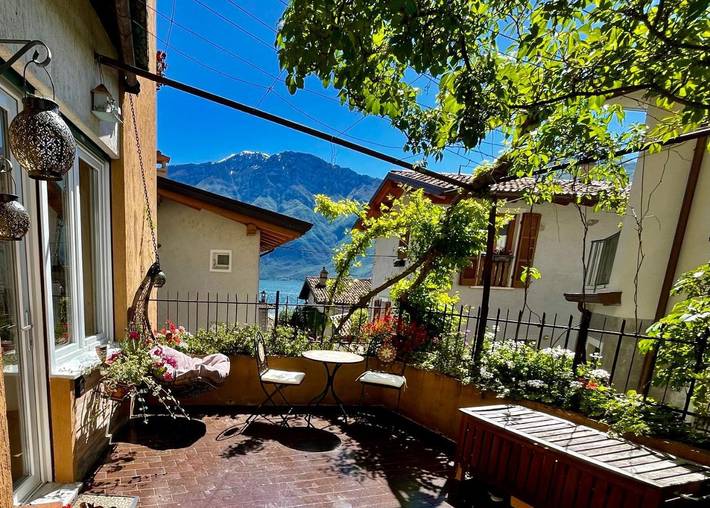 Maison d’hôte pour 4 personnes, avec Balcon ainsi que Terrasse et Vue à Limone sul Garda