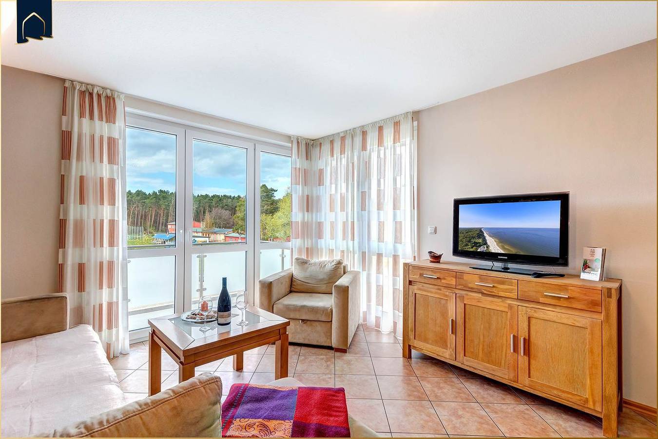 Apartamento entero, Moderne Ferienwohnung mit Balkon – nur 800 m zum Strand in Ückeritz, Bernsteinbäder