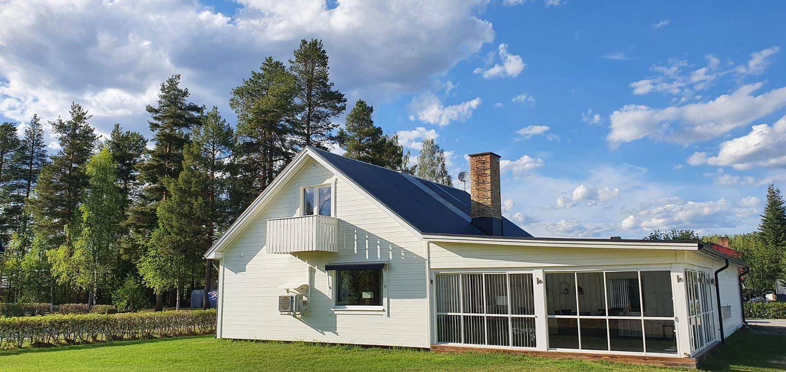 Villa Norrland in Lappland (Schweden)