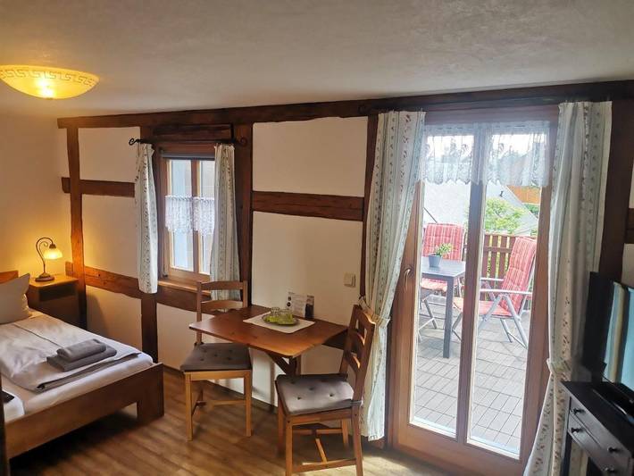 Ferienwohnung für 2 Personen, mit Ausblick und Garten sowie Sauna in Gohrisch - 3