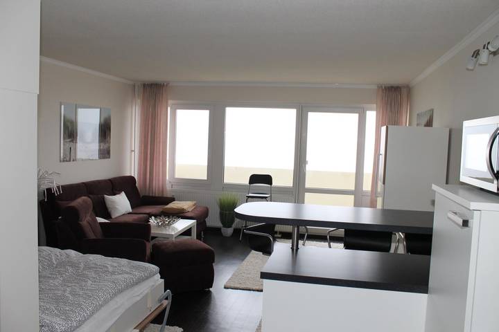 Ferienwohnung für 4 Personen, mit Meerblick und Balkon in Holm