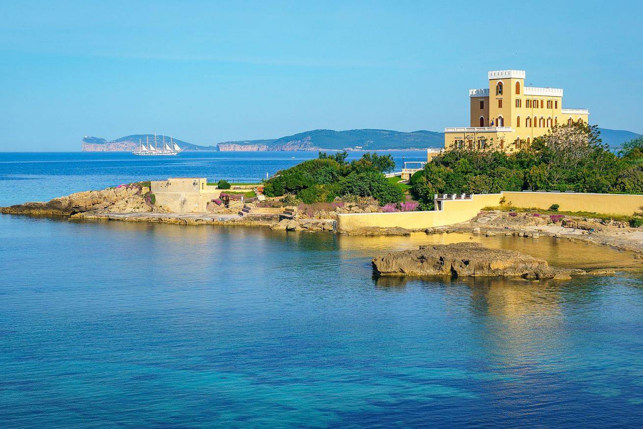 Ganze Wohnung, Ferienwohnung für 4 Personen mit Seeblick in Alghero, Sassari Provinz