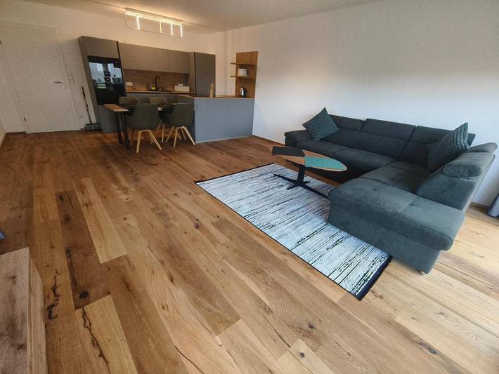 Ferienwohnung für 6 Personen, mit Balkon und Terrasse sowie Garten und Ausblick