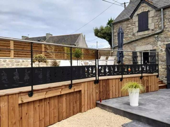 Location de vacances pour 5 personnes, avec jardin à Plounéour-Trez