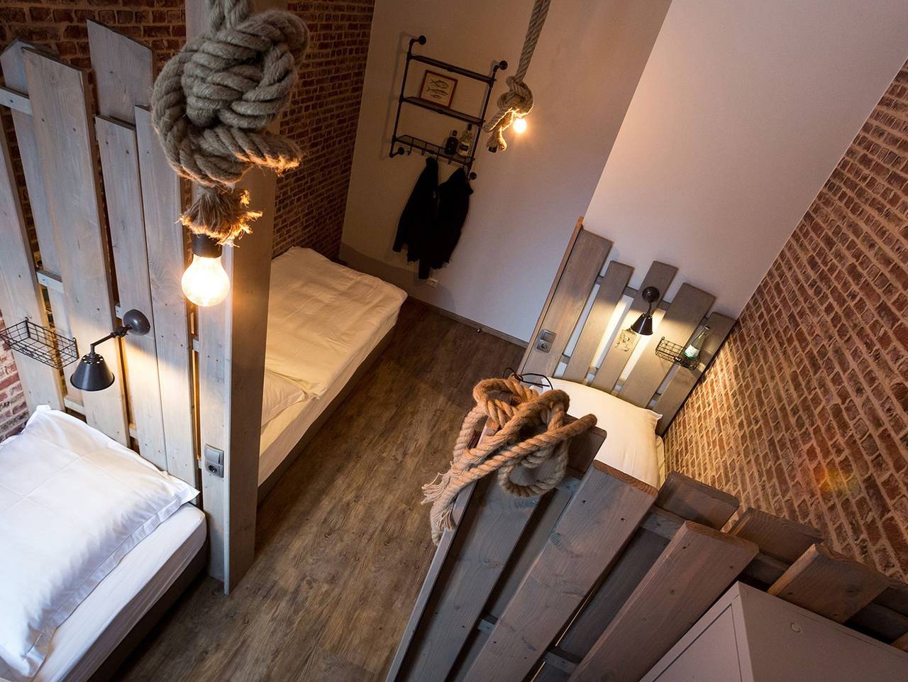 Hostel Heimathafen - Bett im Hostel Vierbettzimmer in Lörrach, Südschwarzwald