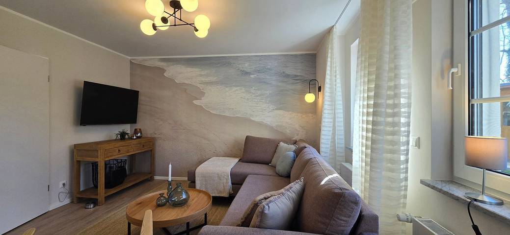 Appartement entier, Moderne strandnahe 3-Zimmer-Ferienwohnung für bis 5 Pers. mit WLAN in Graal-Müritz, Rostock et ses environs
